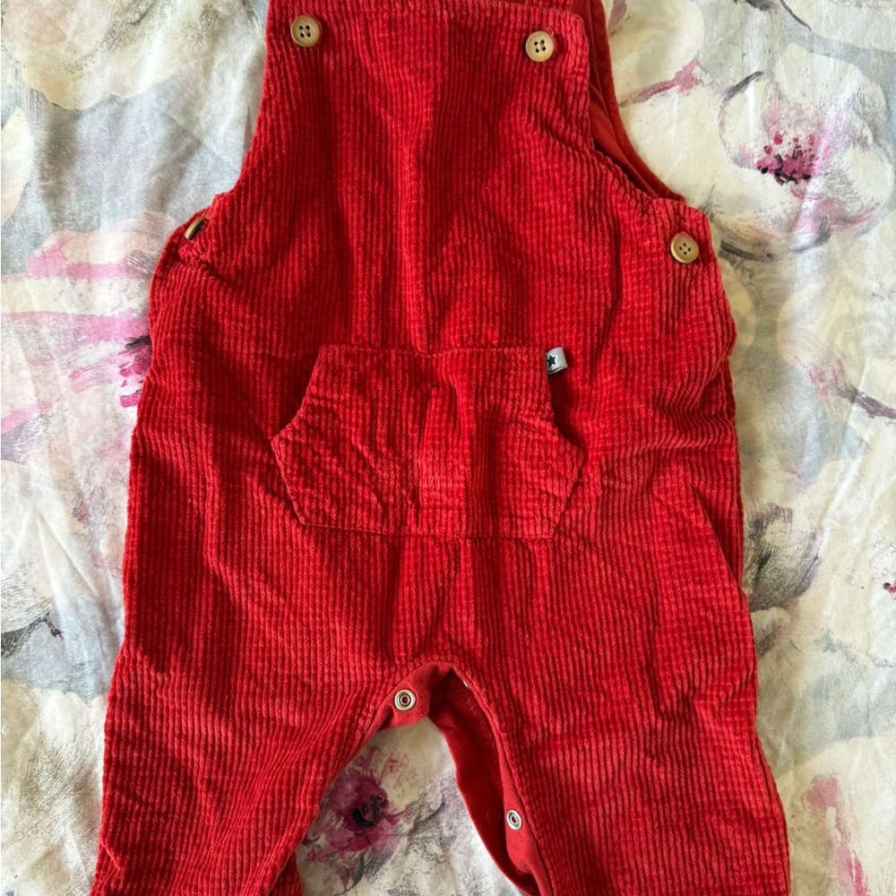 Next Bright Red Kids Overalls